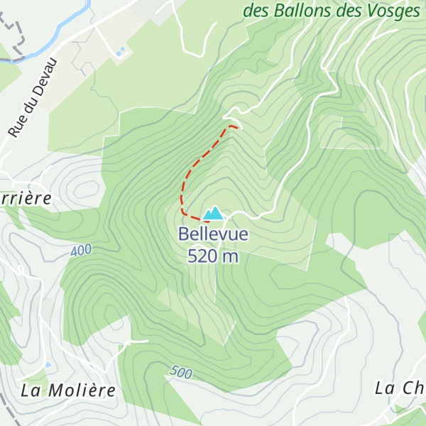 Map of Bellevue