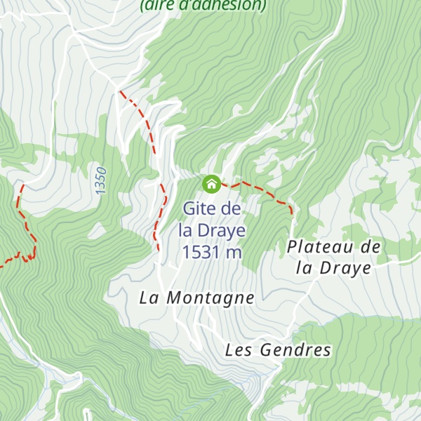 Map of Mélèze médiéval