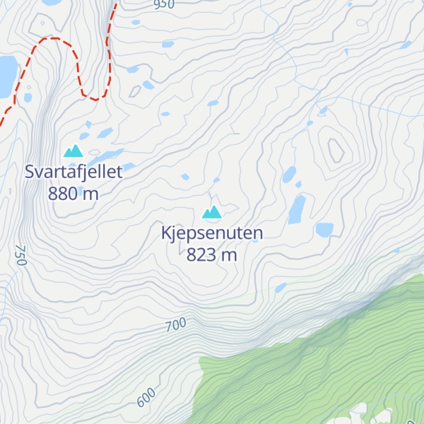 Map of Kjepsenuten