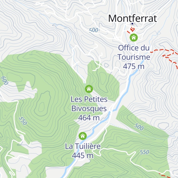 Map of Les Petites Bivosques