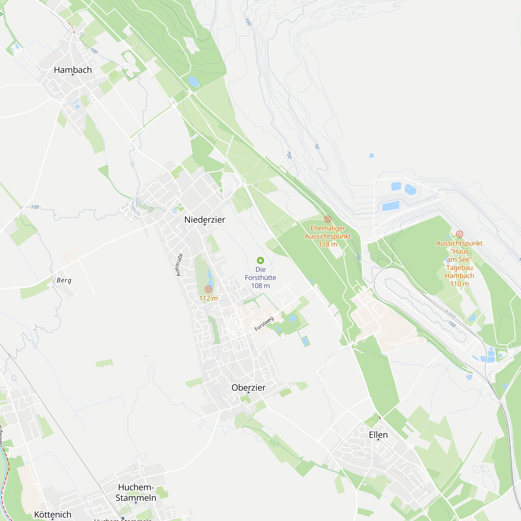 Die Forsthütte map