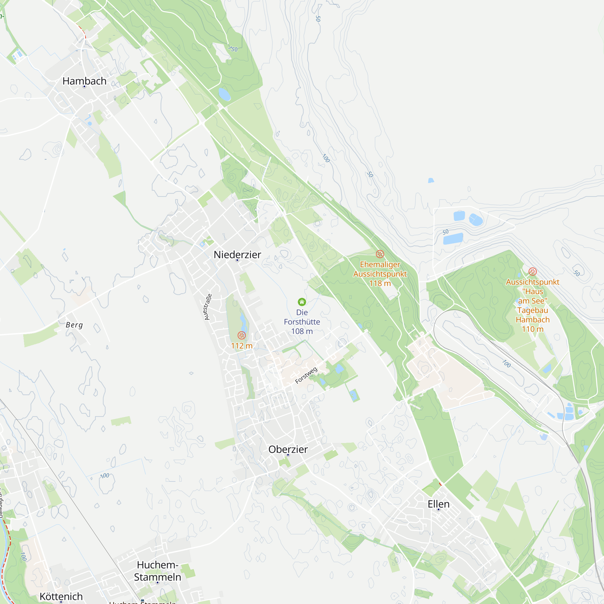 Die Forsthütte map
