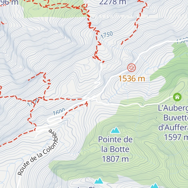 Map of Chapelle Notre-Dame de la Colombière