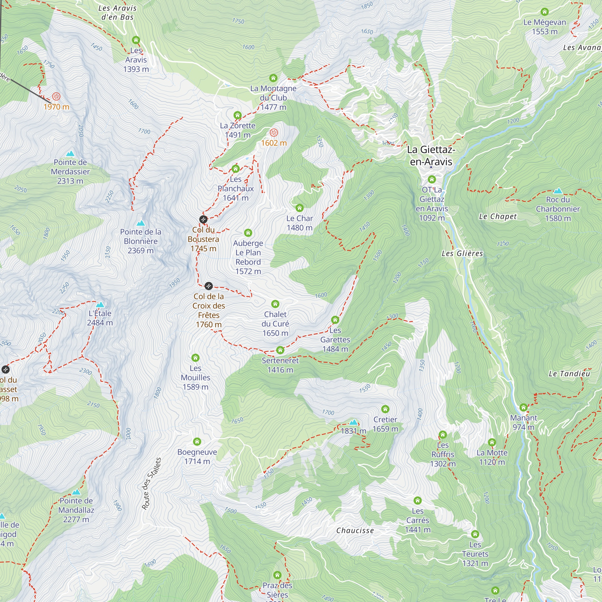 La Frête map