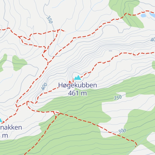 Map of Høgekubben