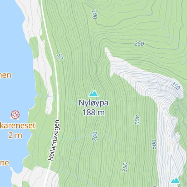 Map of Nyløypa