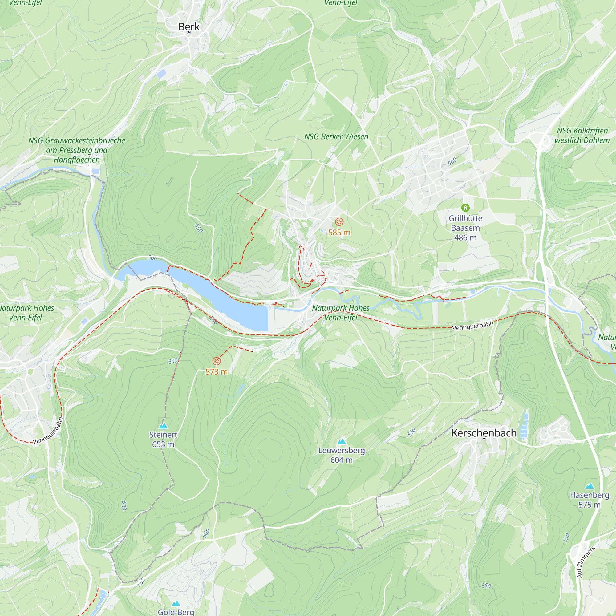 Kronenburgerhütte map