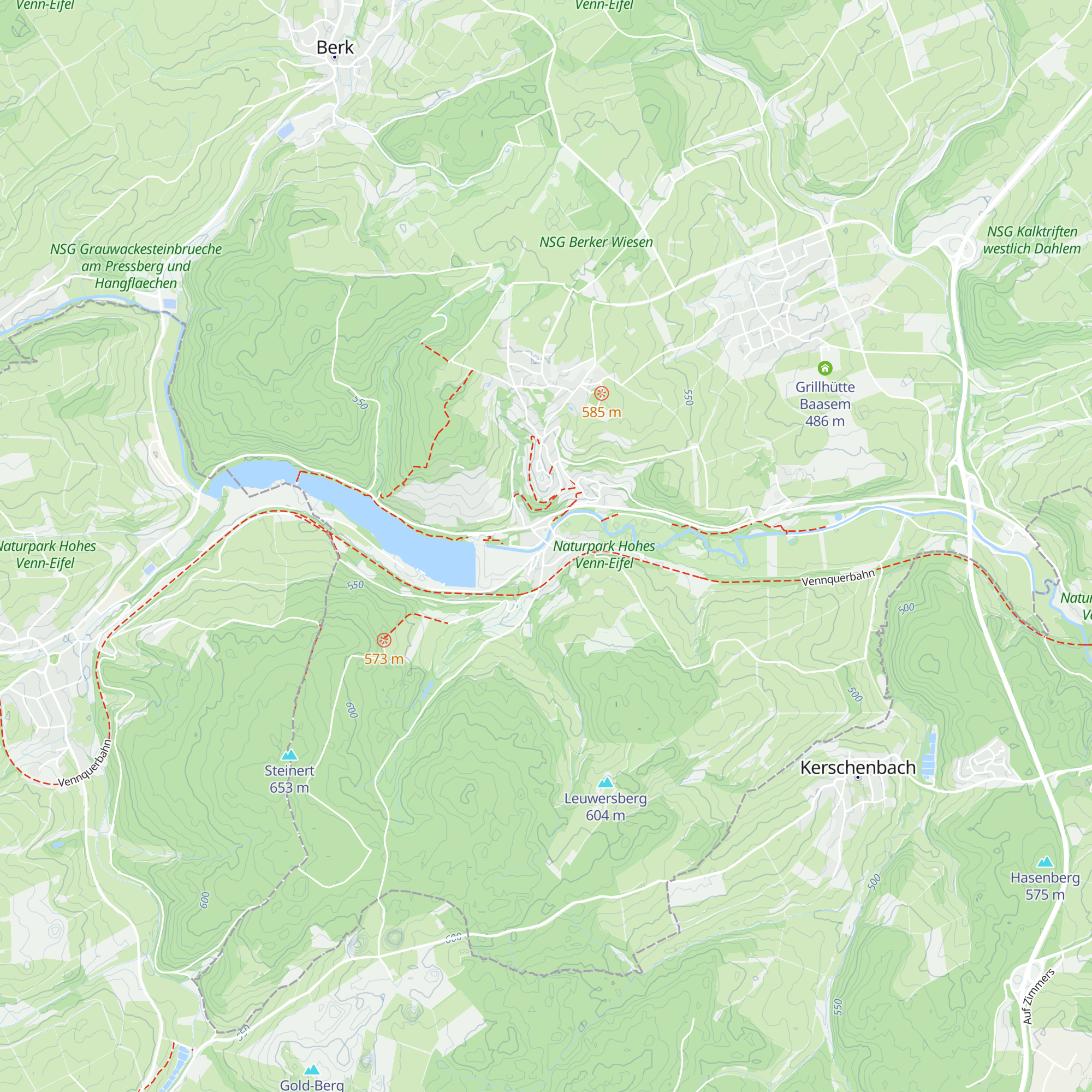 Kronenburgerhütte map