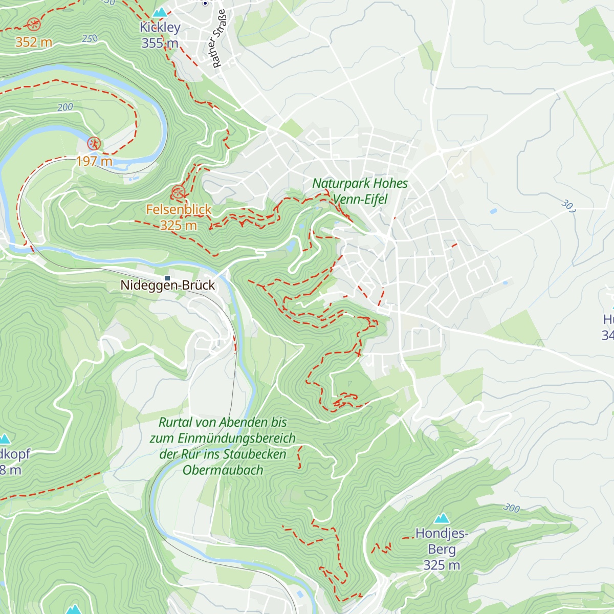 Dürener Hütte map