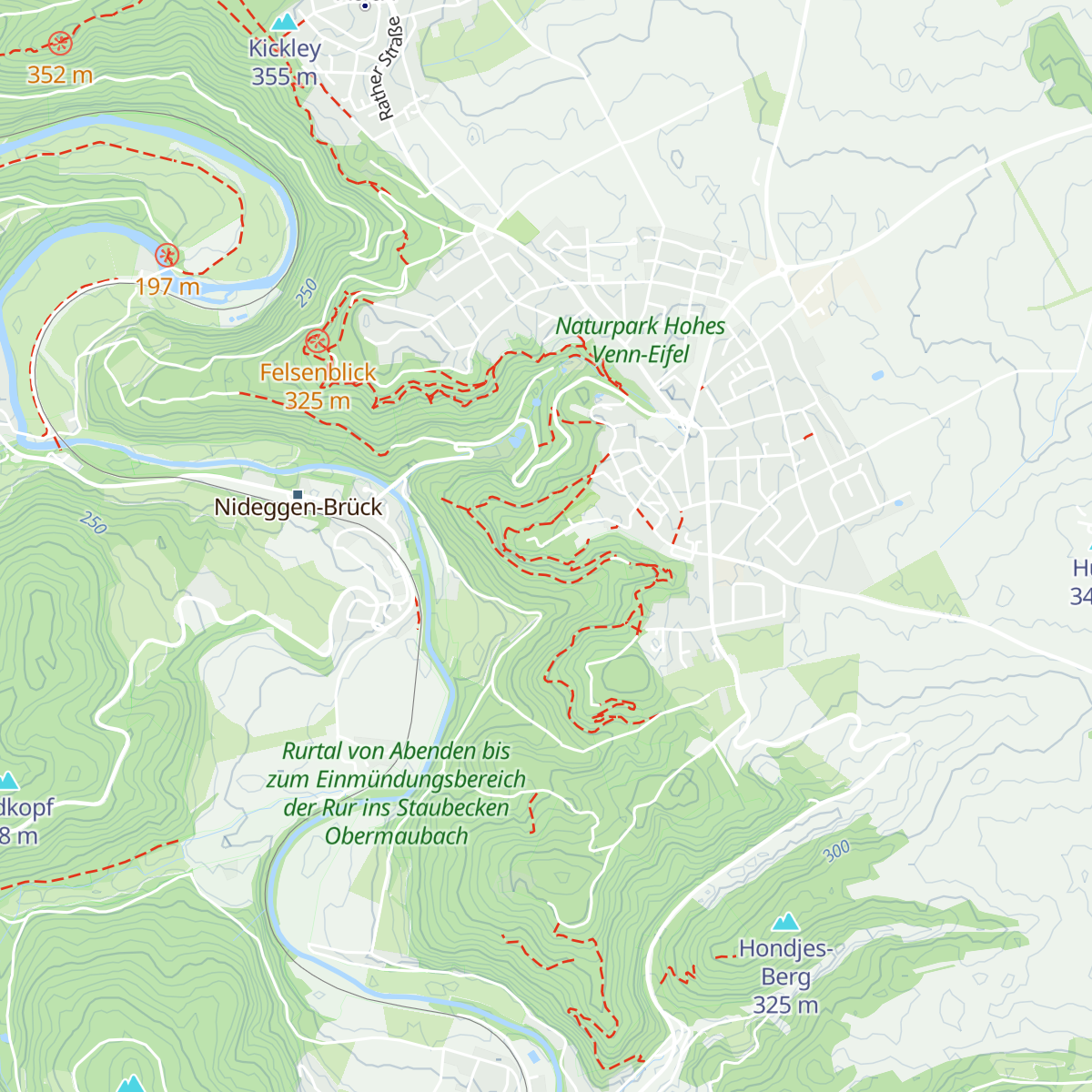 Dürener Hütte map