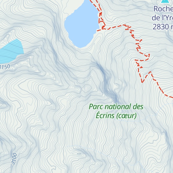 Map of Rocher du Pierron