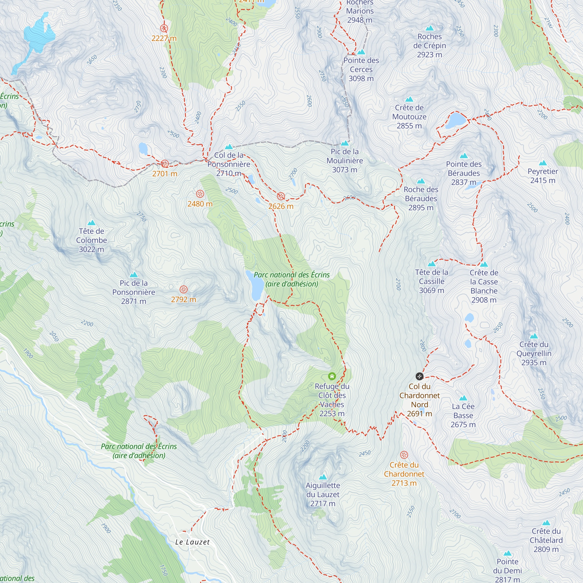 Cabane à Graul map