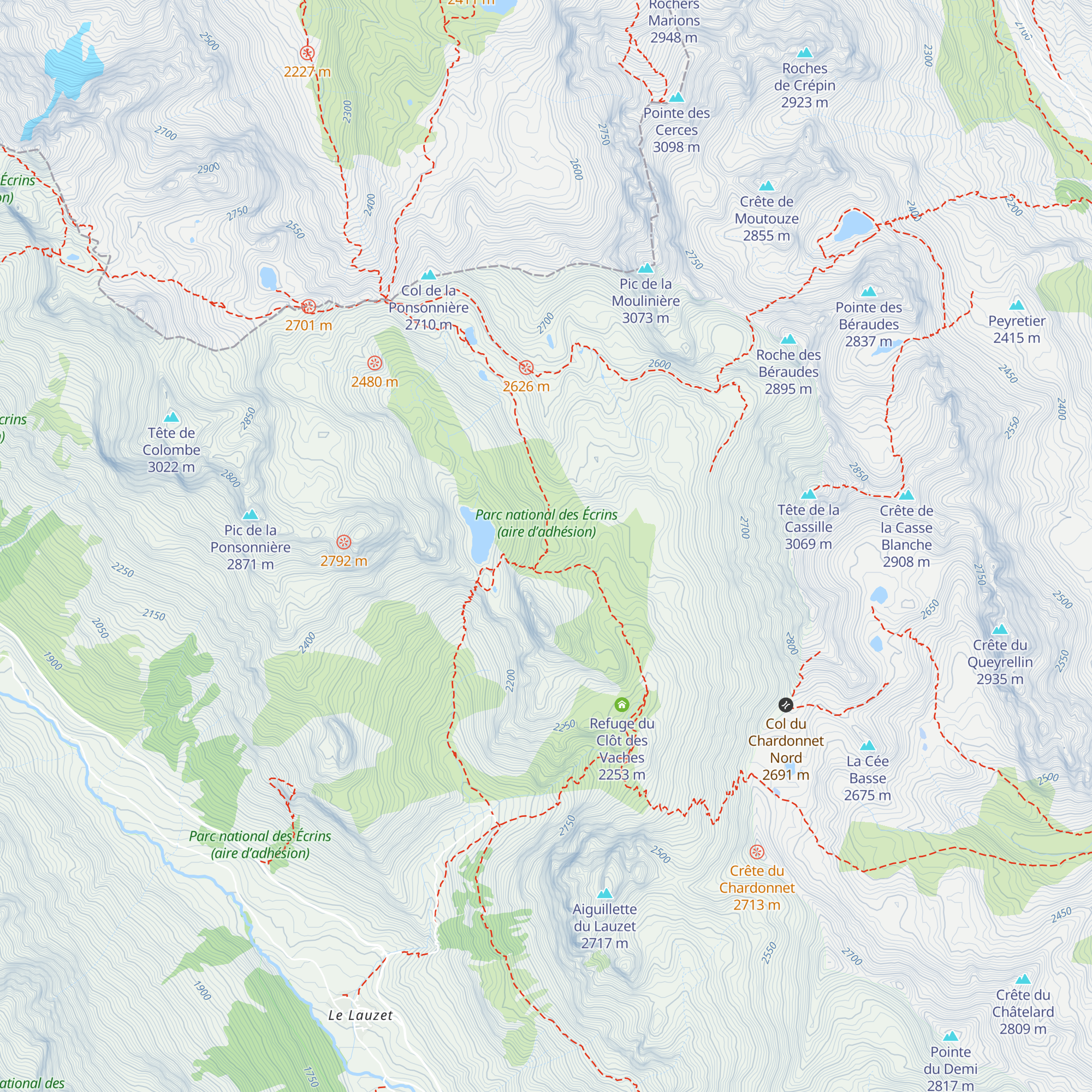 Cabane à Graul map