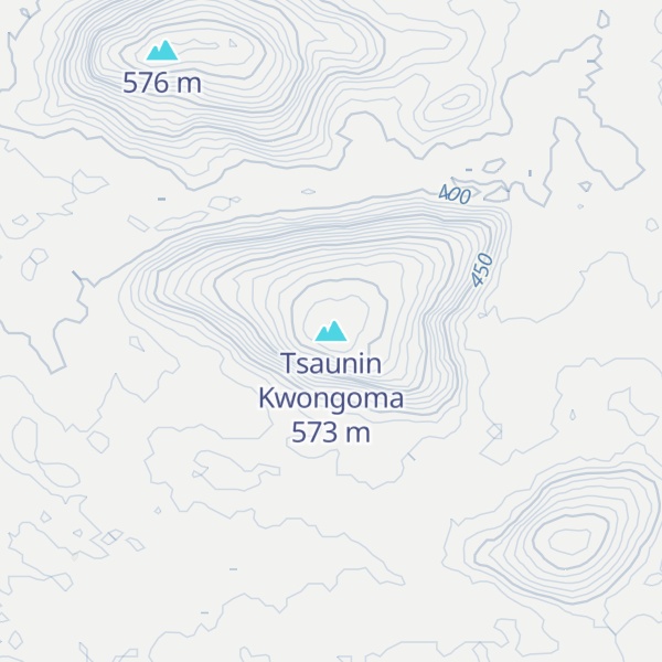 Map of Tsaunin Kwongoma