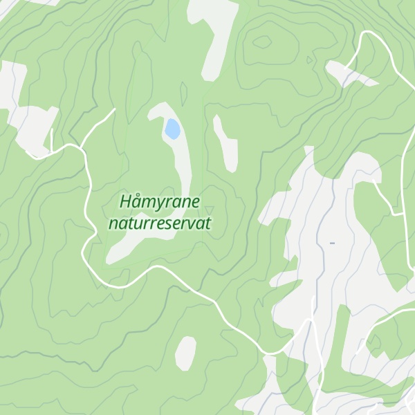 Map of Kjelhovden