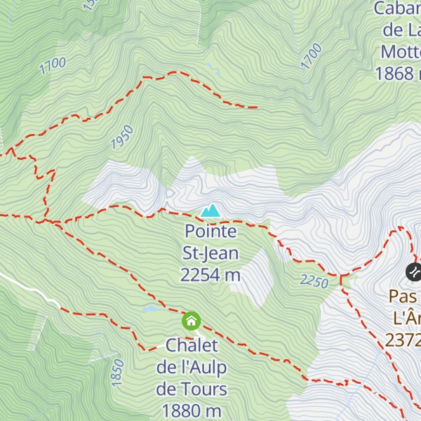 Map of Pointe St-Jean
