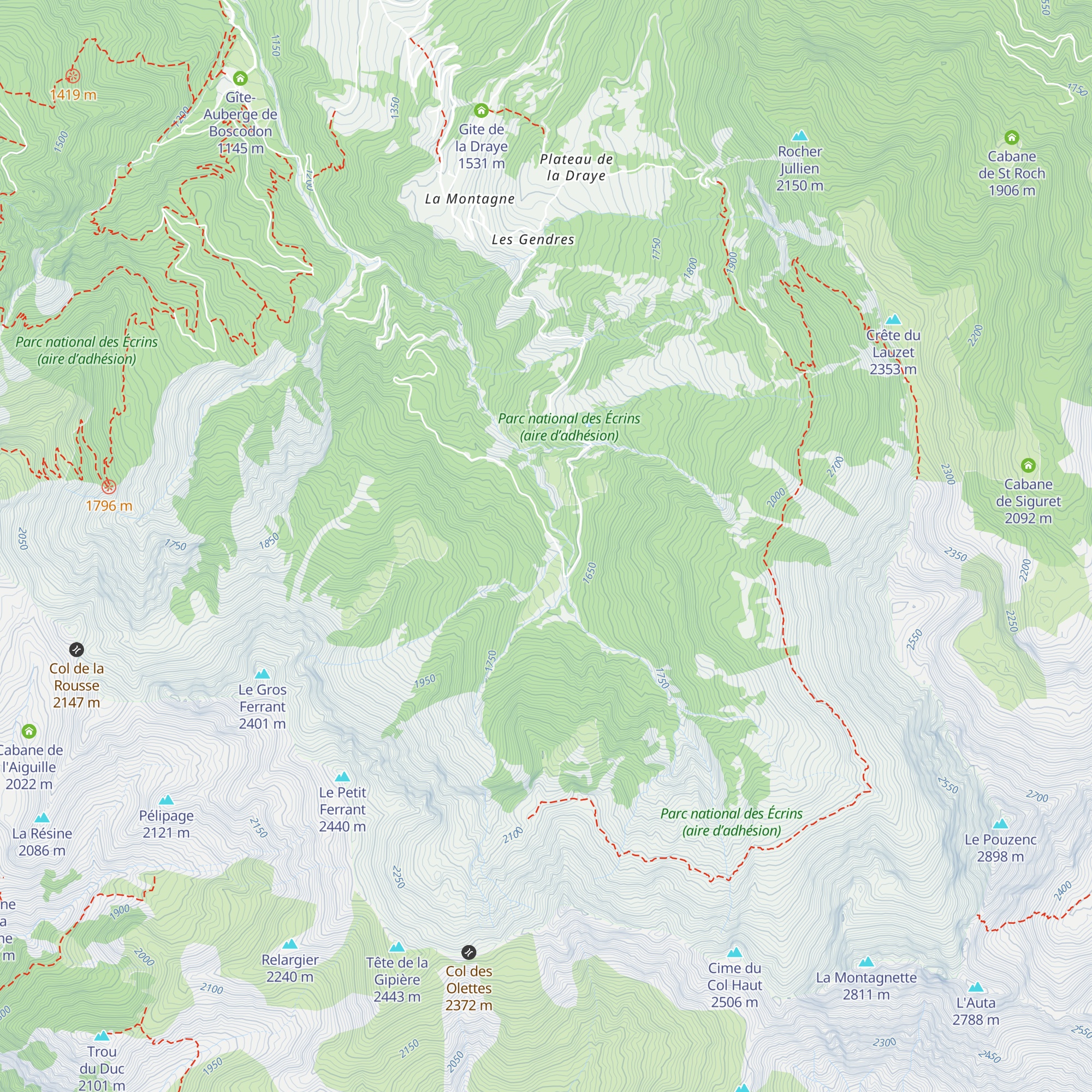 La Grande Cabane map