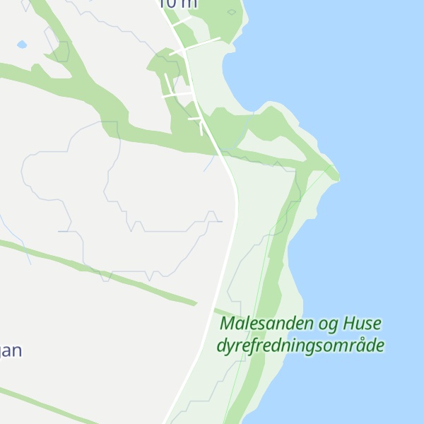 Map of Småbjergane