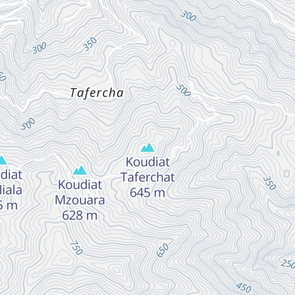 Map of Koudiat Taferchat