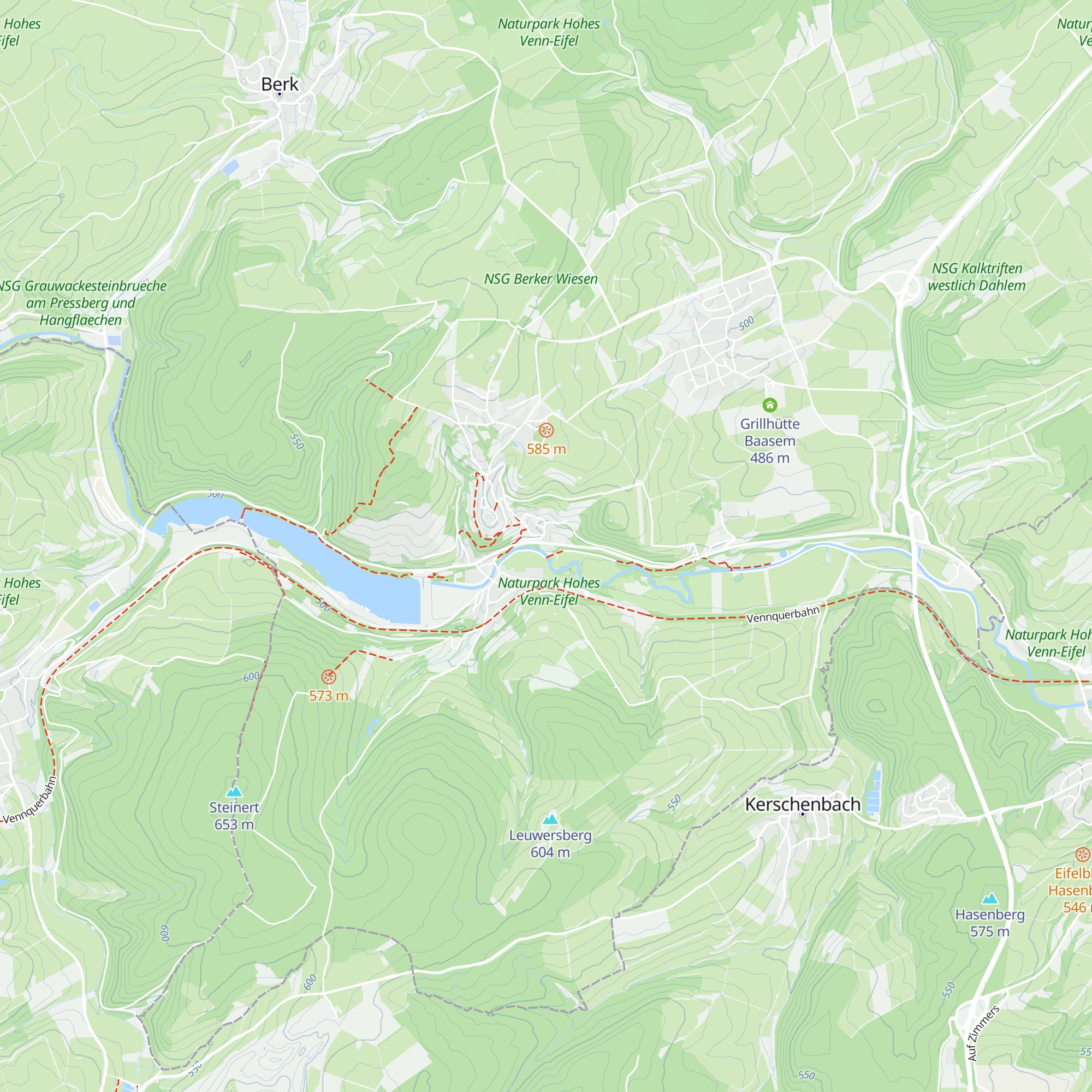 Kronenburger Alm map