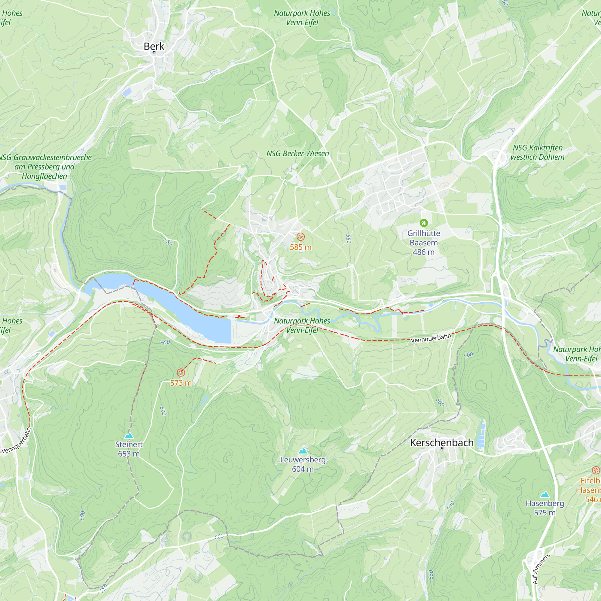 Kronenburger Alm map