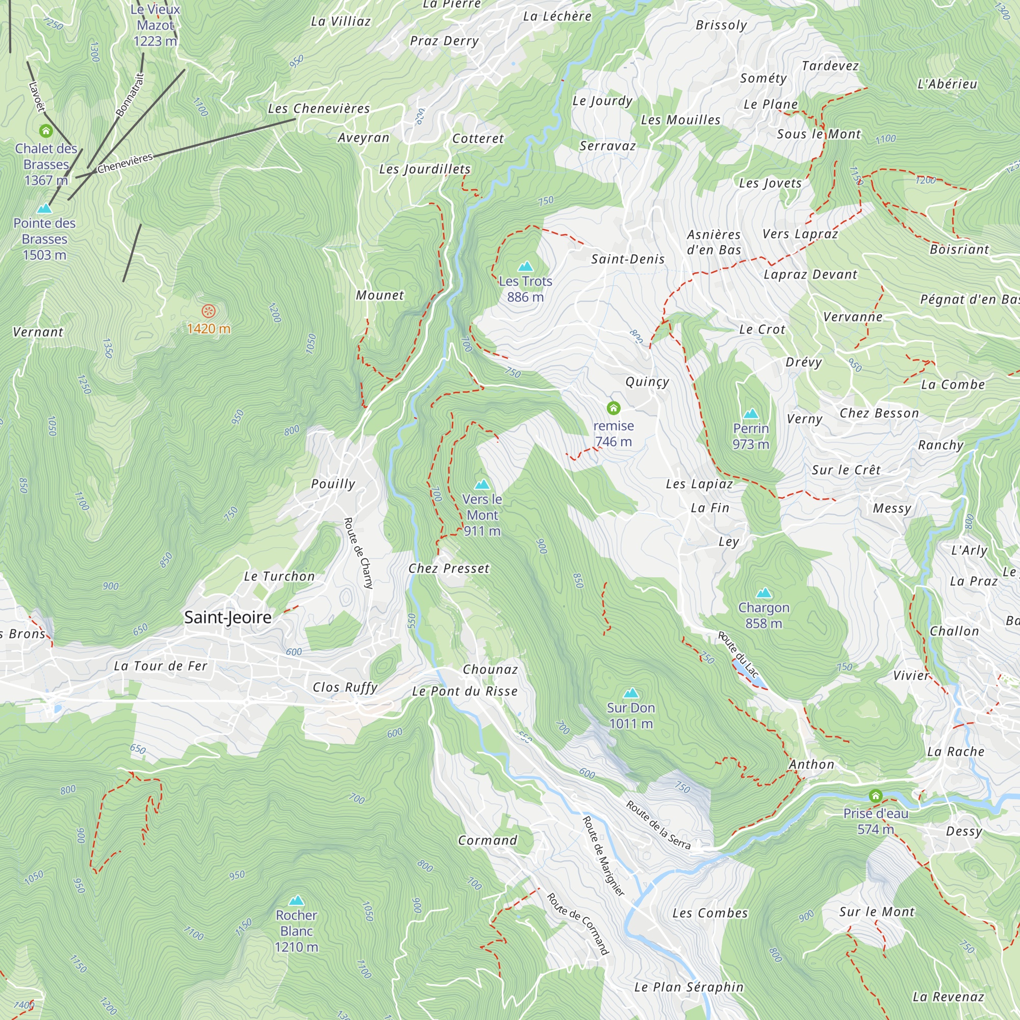 Ermitage Saint-Jean map