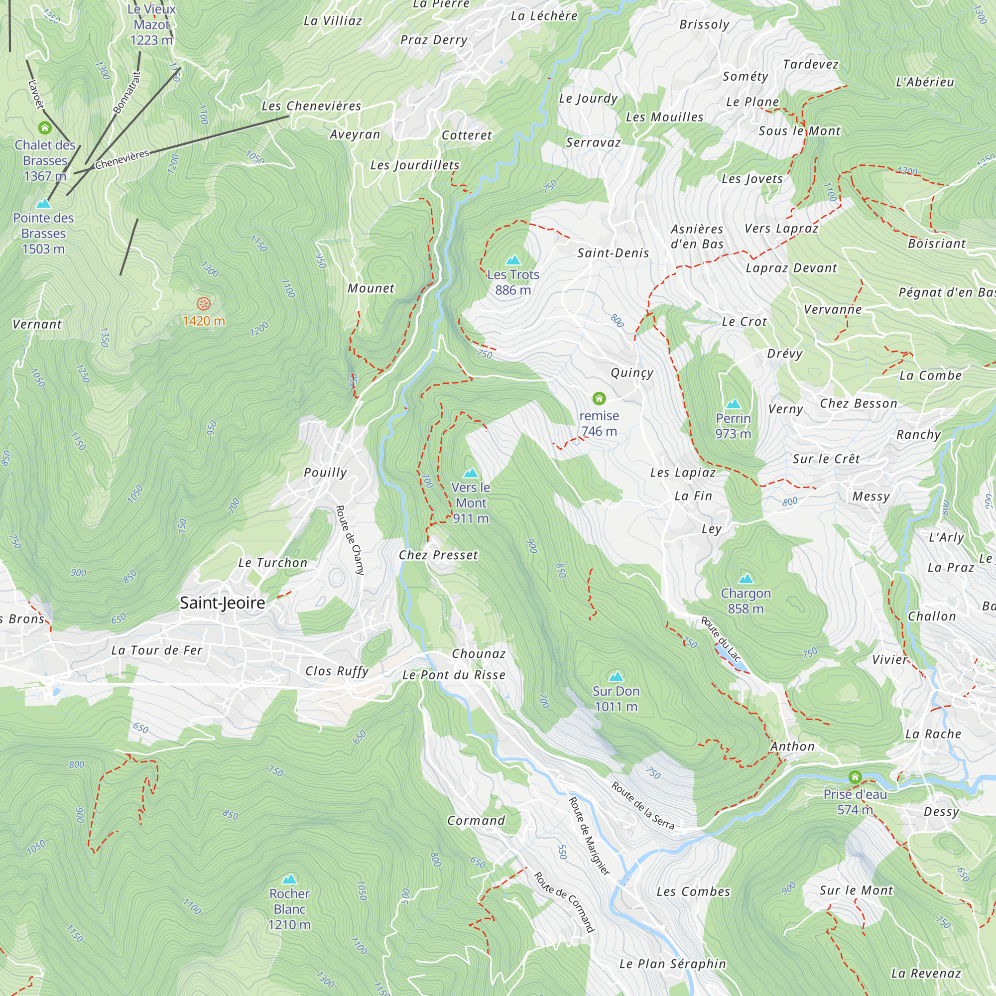 Ermitage Saint-Jean map