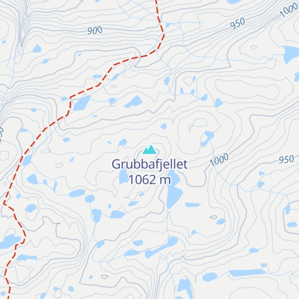 Map of Grubbafjellet