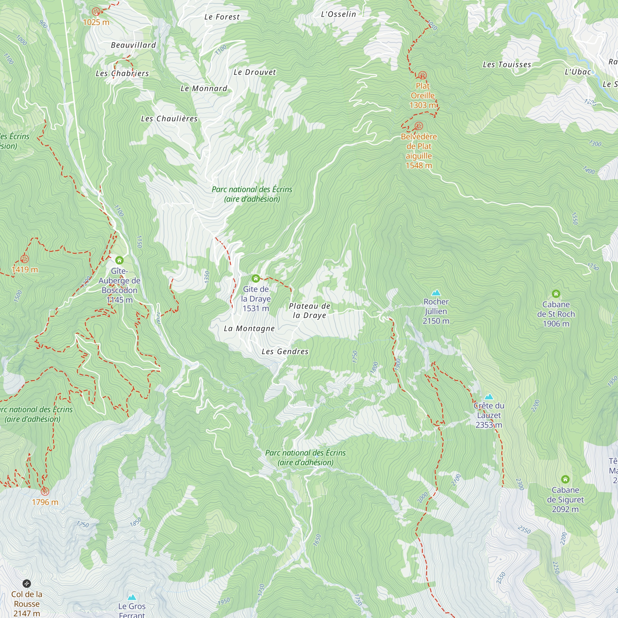 Cabane à Jules map