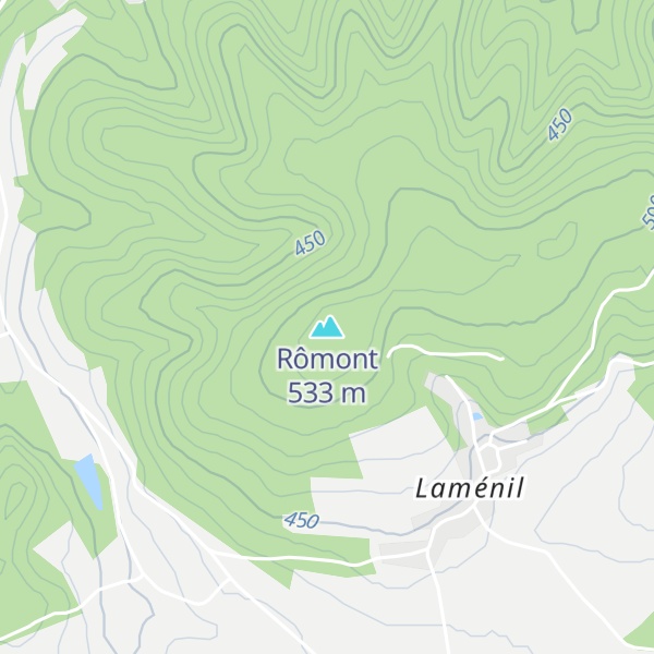Map of Rômont