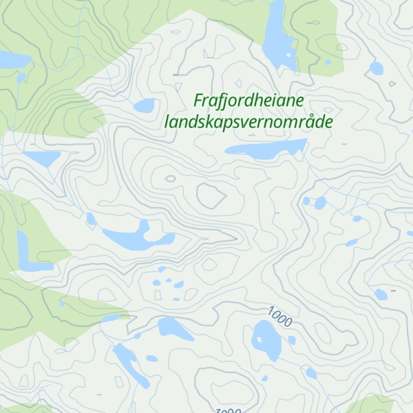 Map of Nordre Steinheia