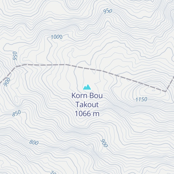 Map of Korn Bou Takout