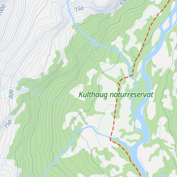 Map of Søndagsskårane