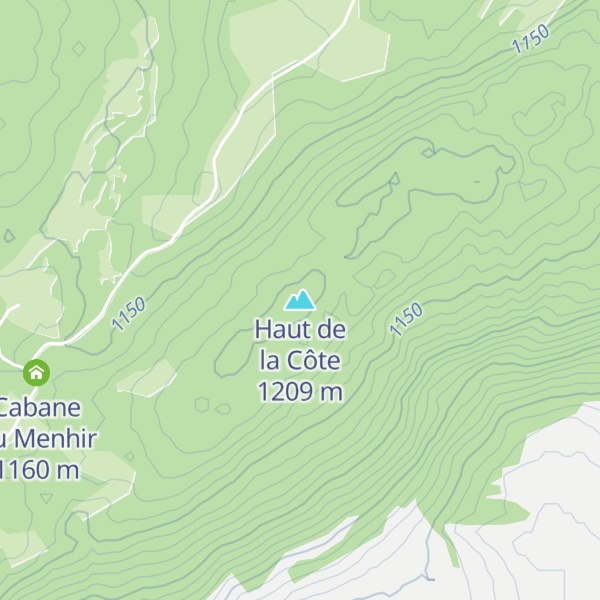 Map of Haut de la Côte