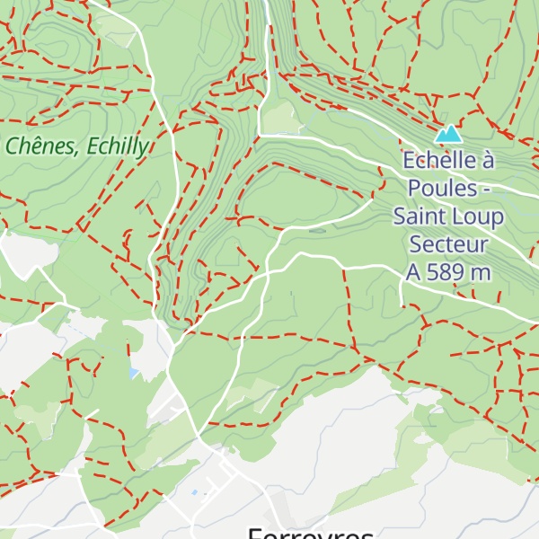 Map of Refuge du Chêne-Rond