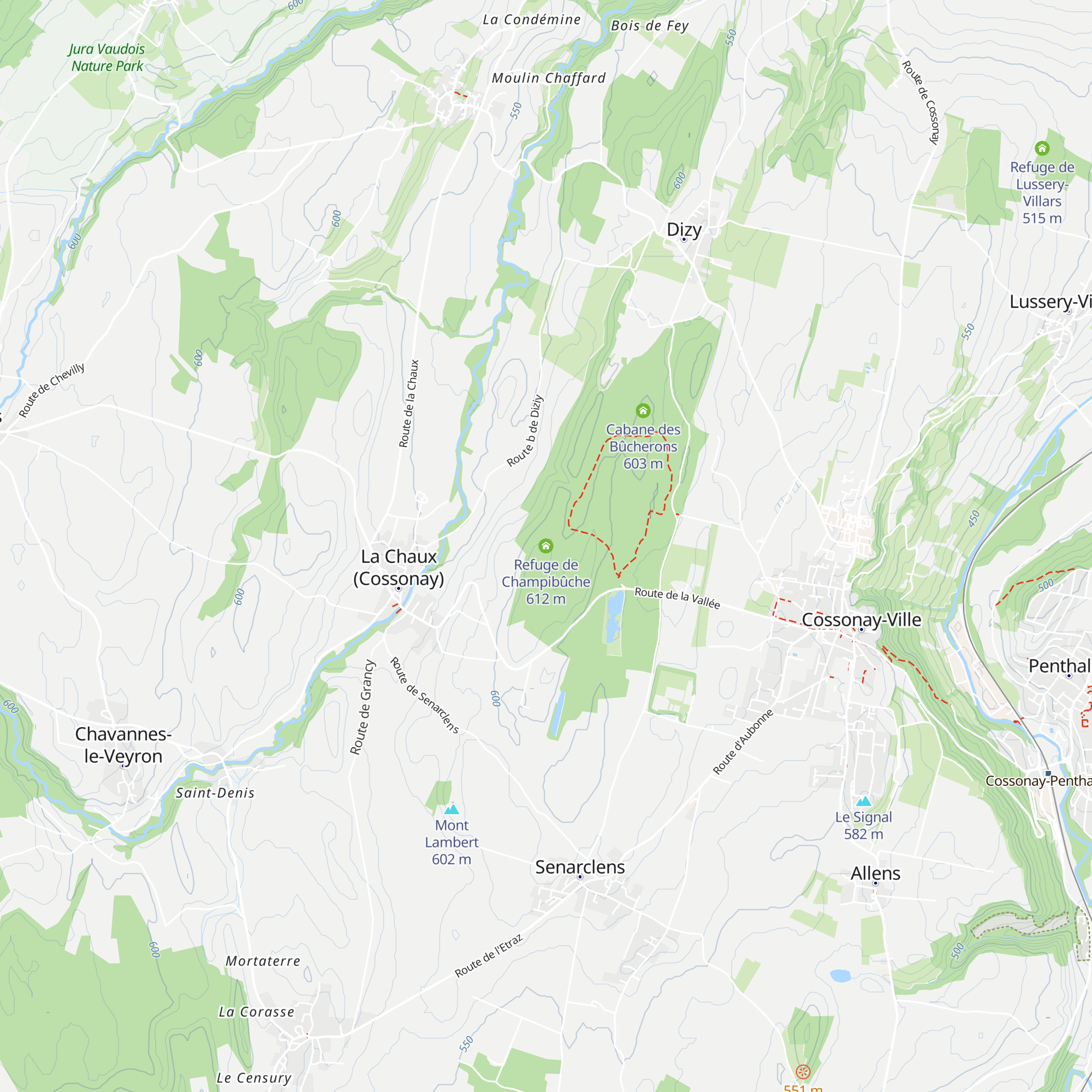Refuge de Champibûche map