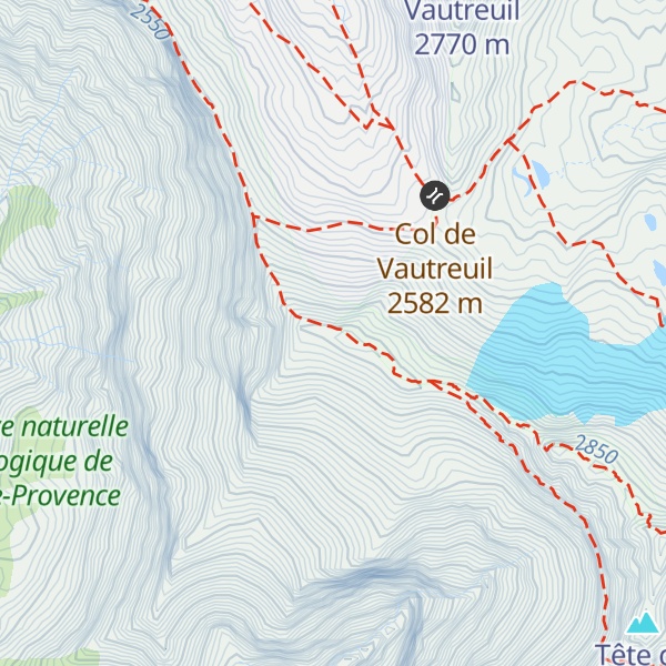 Map of Puy de la Sèche