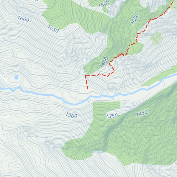 Map of Abri des eaux chaudes
