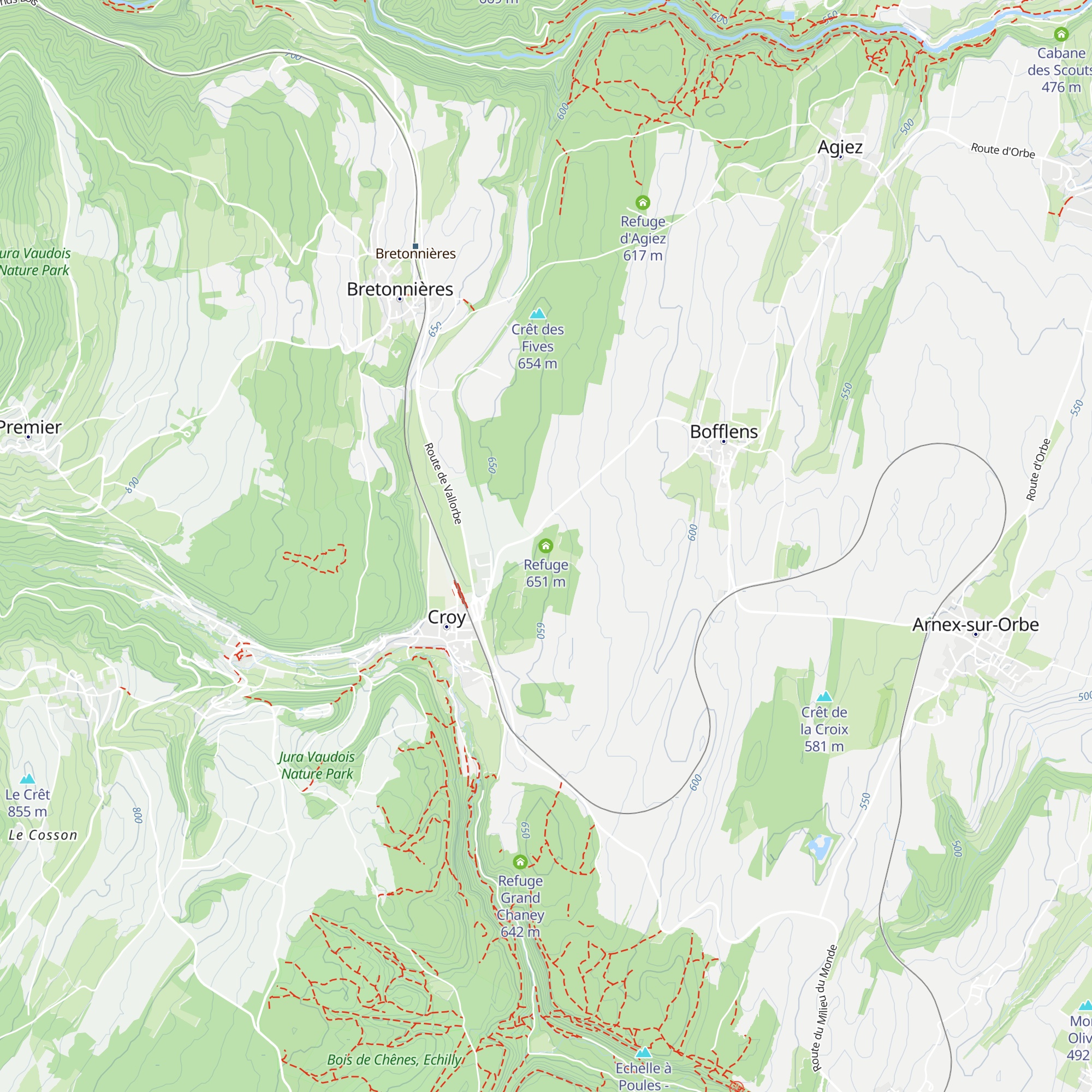 Refuge map