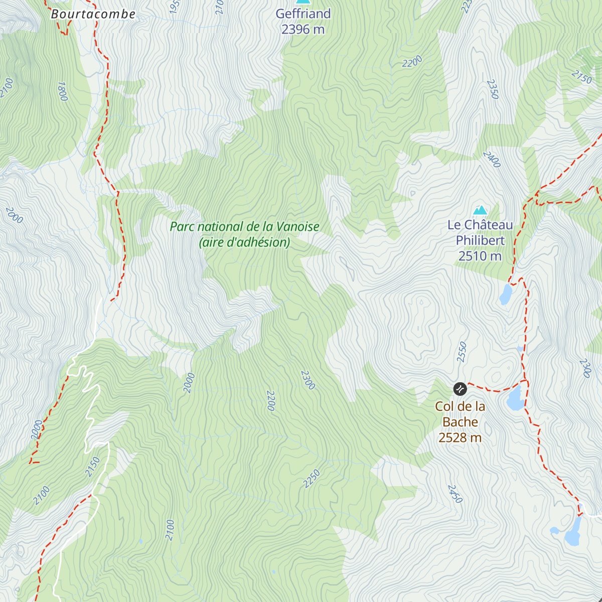 Chalet du Fruit Commun map