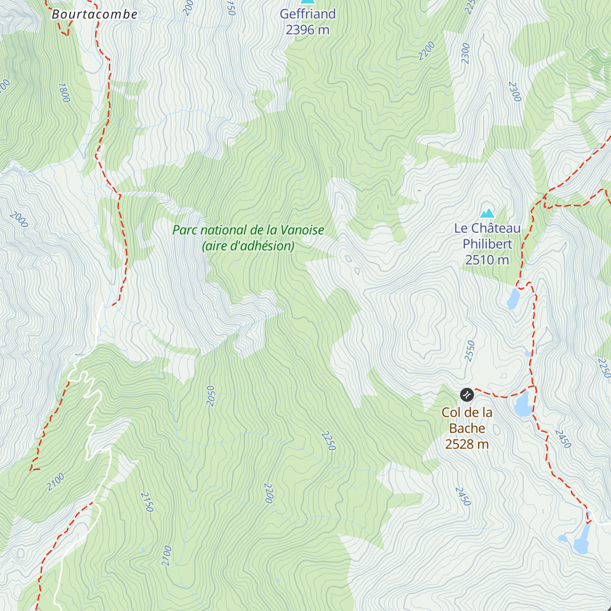 Chalet du Fruit Commun map