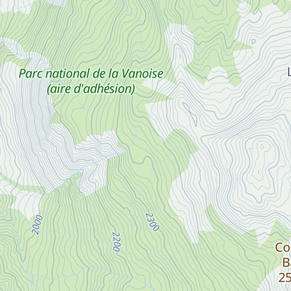 Map of Chalet du Fruit Commun