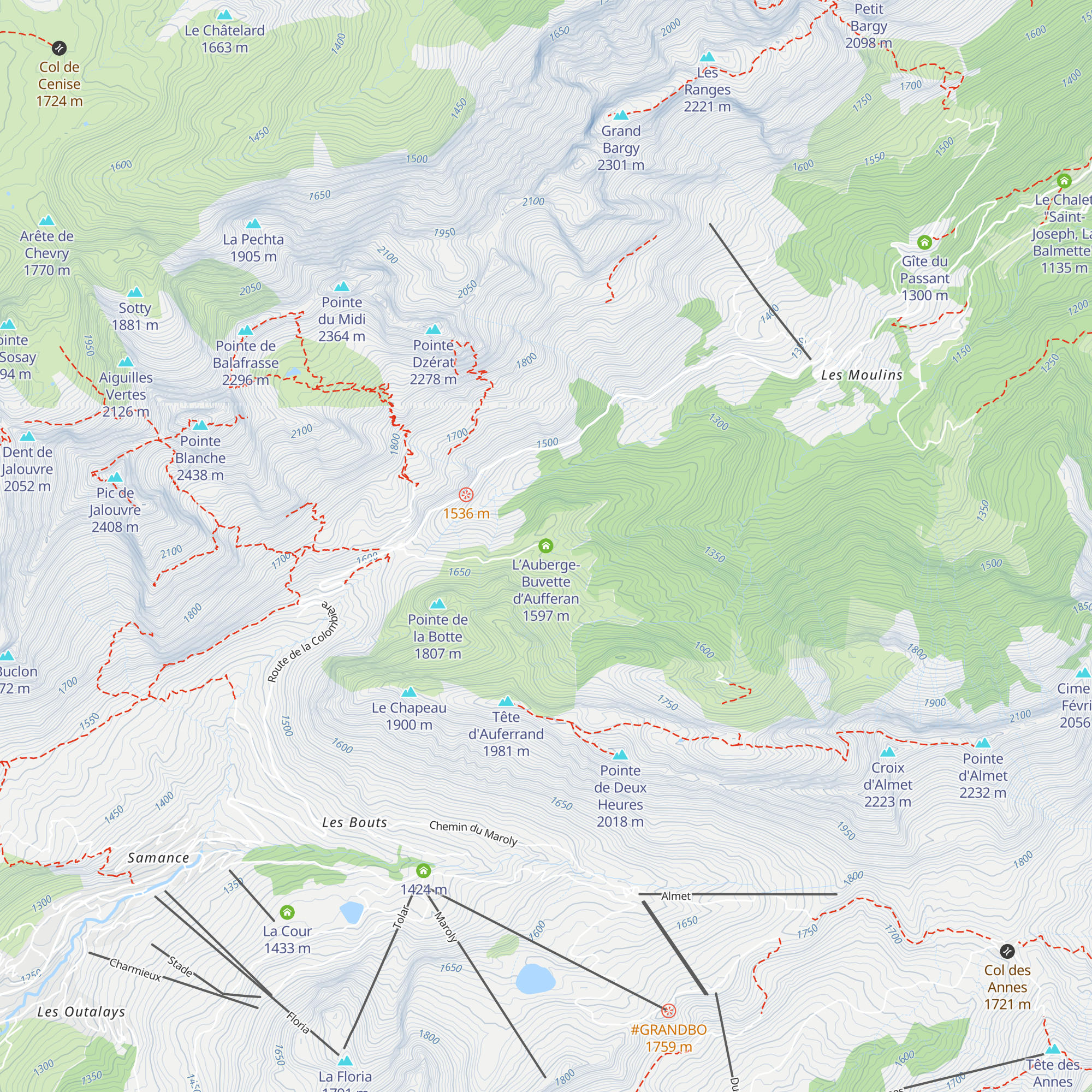 L’Auberge-Buvette d’Aufferan map