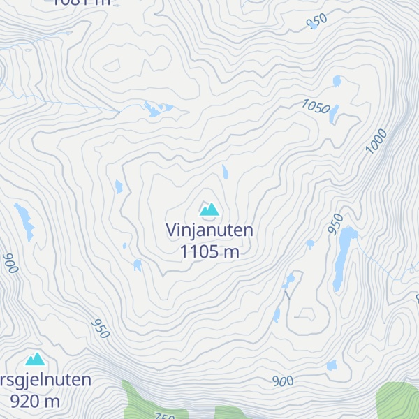 Map of Vinjanuten