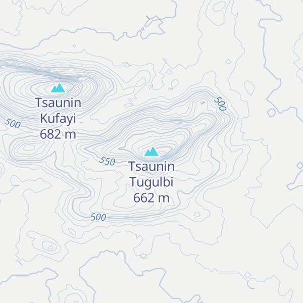 Map of Tsaunin Tugulbi