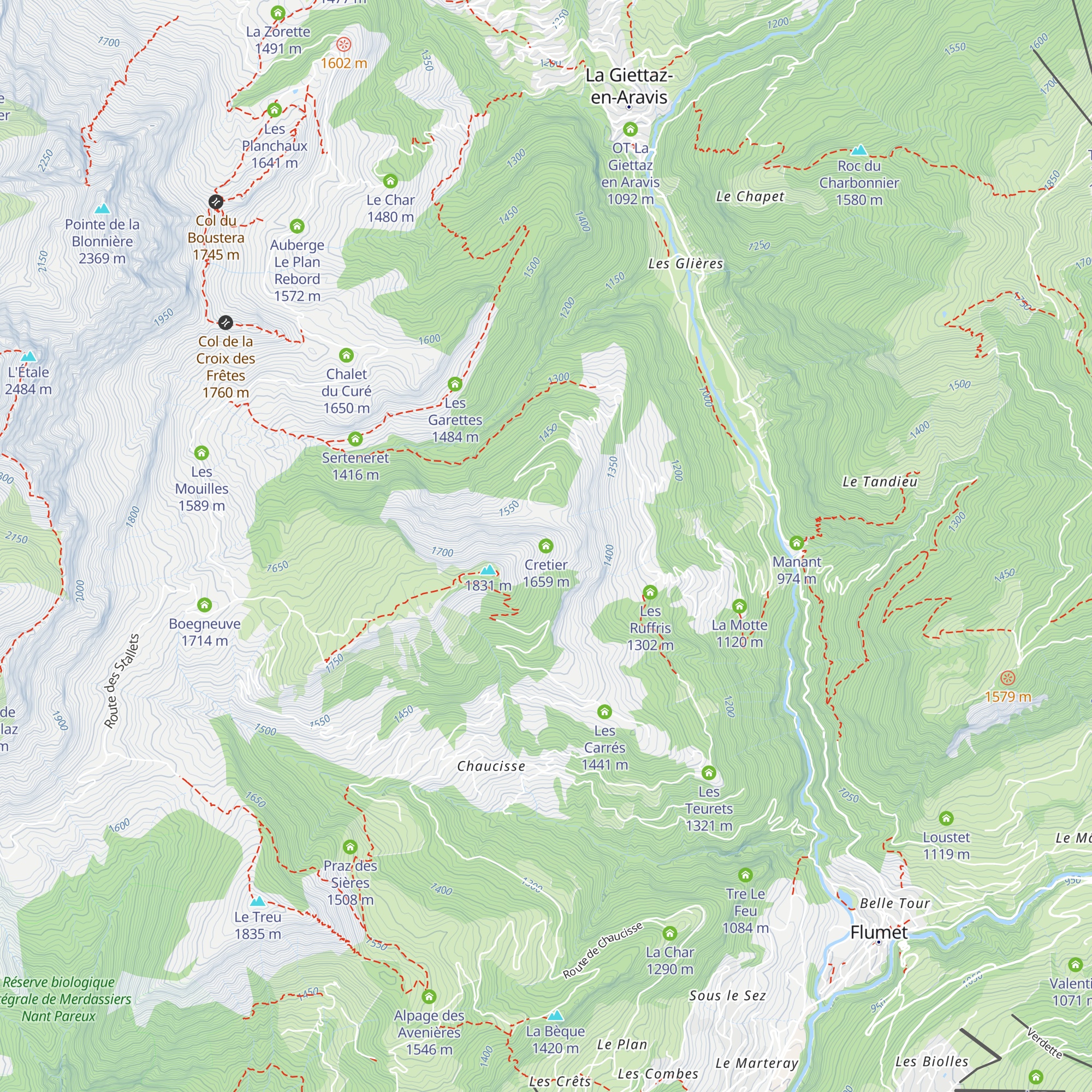 Cretier map