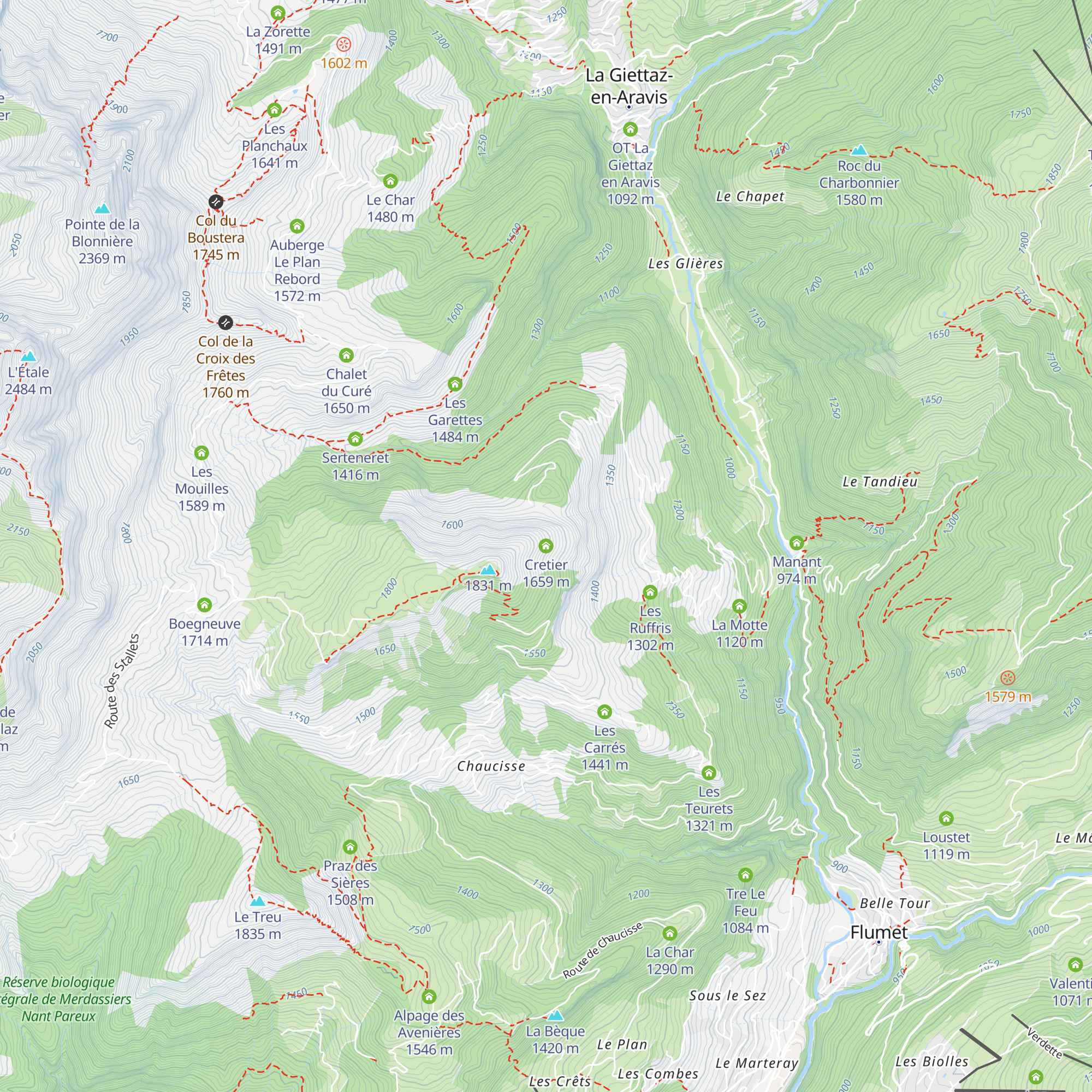 Cretier map