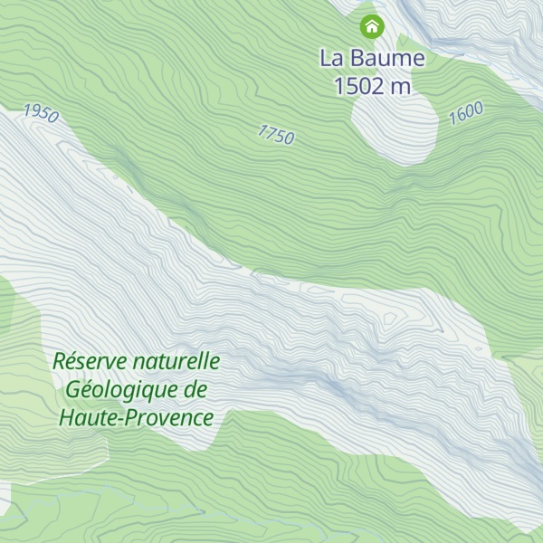 Map of Tête de la Reynière