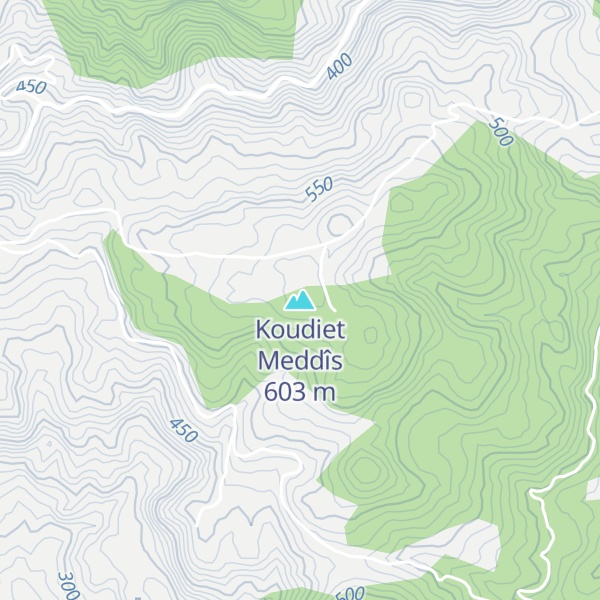 Map of Koudiet Meddîs
