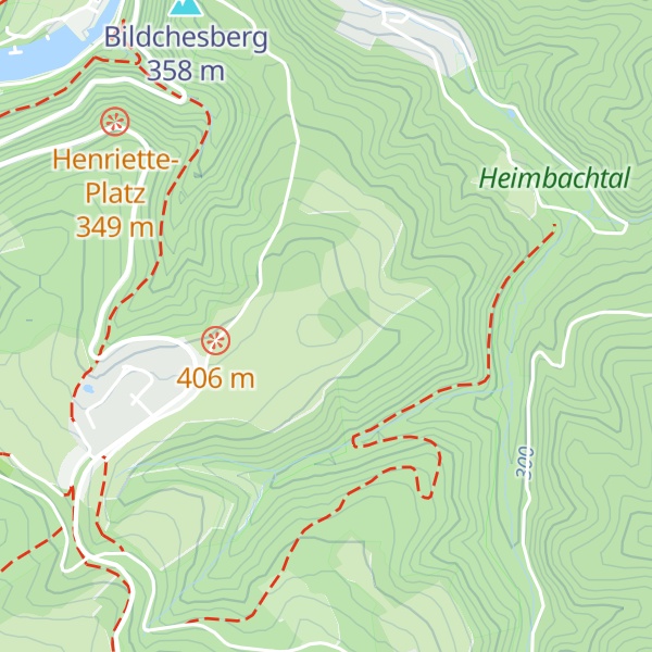 Map of Altenberg